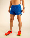 Men's Royal Blue 4" Half Split Shorts