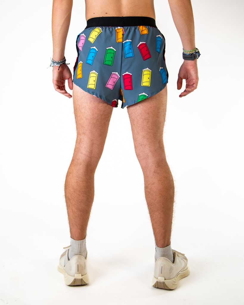 Men's Porta Potty 2" DS Split Shorts