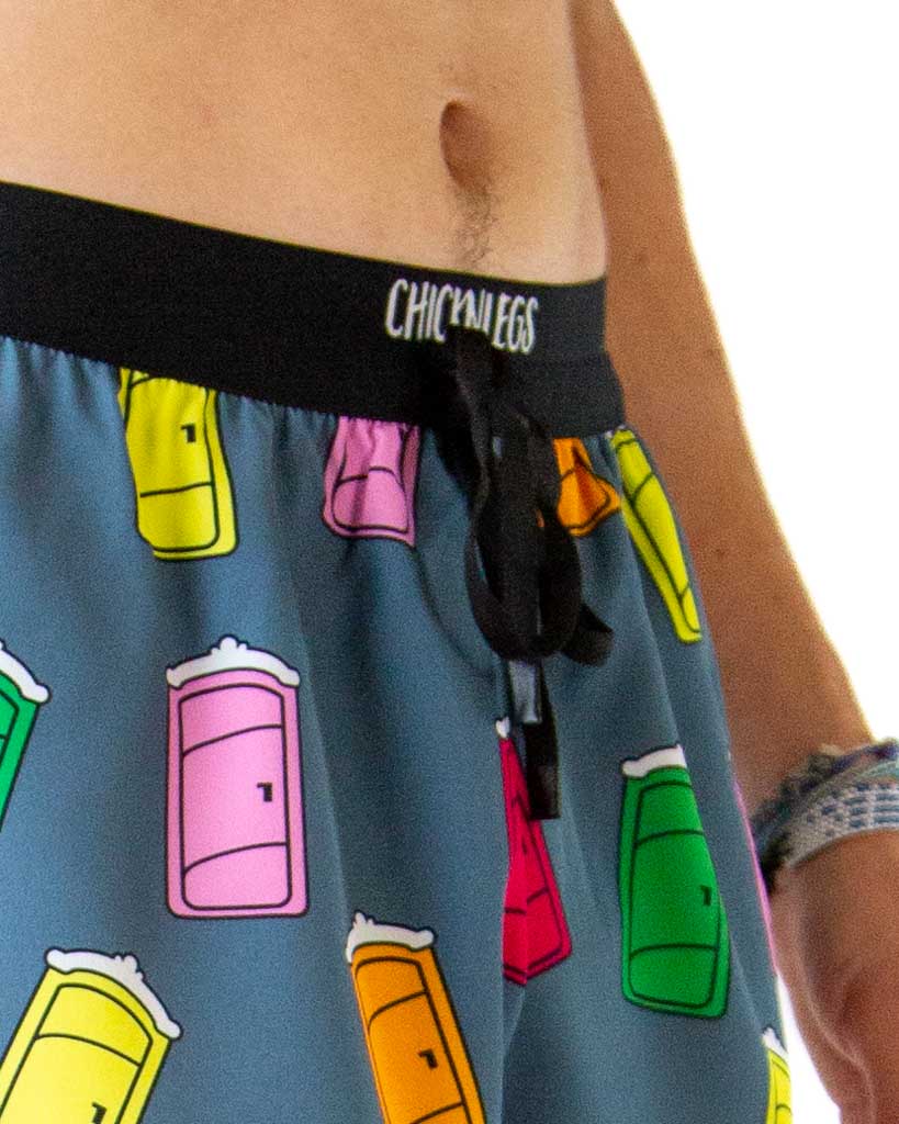 Men's Porta Potty 2" DS Split Shorts