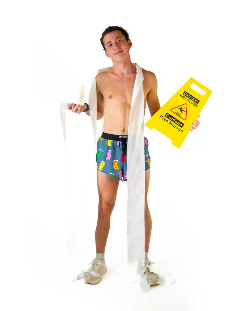 Men's Porta Potty 2" DS Split Shorts