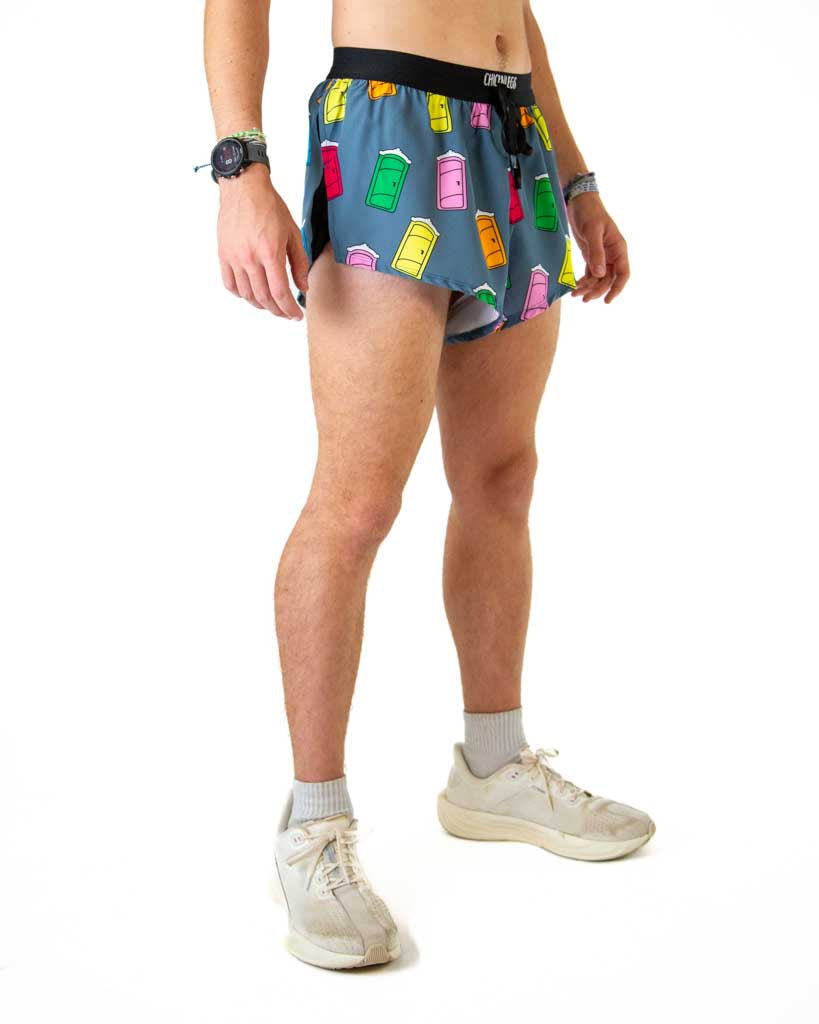 Men's Porta Potty 2" DS Split Shorts