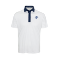 Indiana State Semi-Spread Collar Polo Austin White with Navy Accent