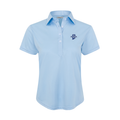 Indiana State Women's Cap Sleeve Semi Spread Polo Sky Blue