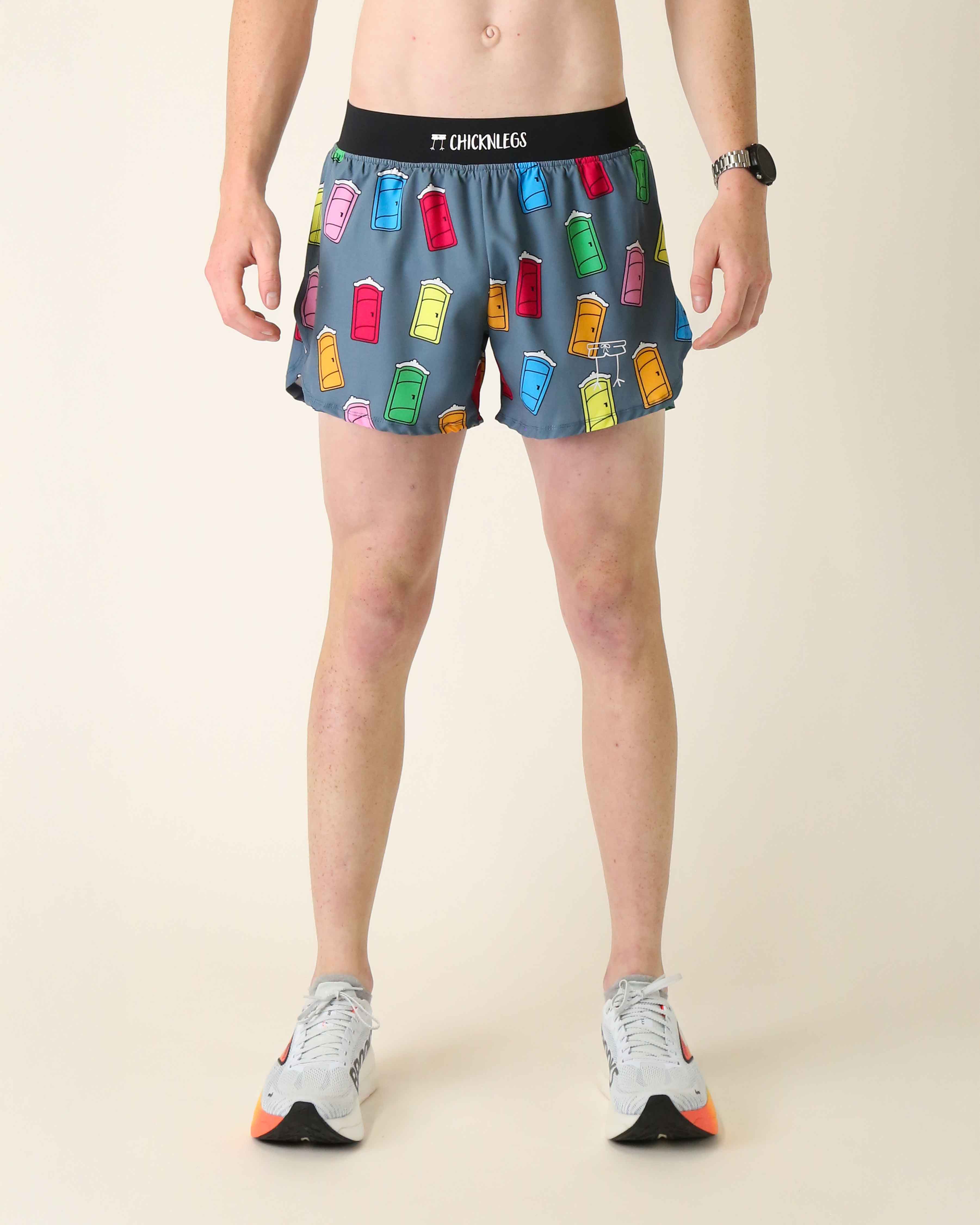 Men's Porta Potty 4" Half Split Shorts