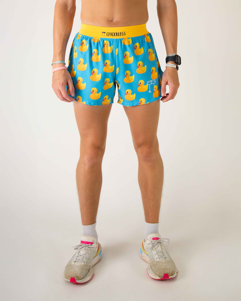 Men's Rubber Ducky 4" Half Split Shorts