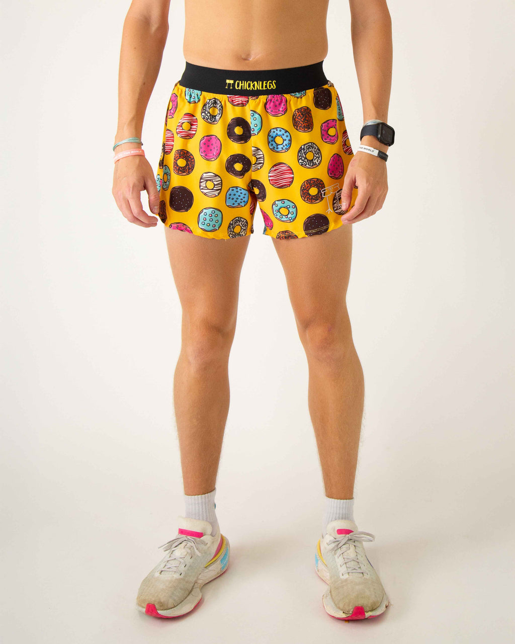 Men's Salty Donuts 4" Half Split Shorts