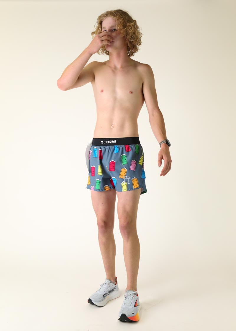 Men's Porta Potty 4" Half Split Shorts