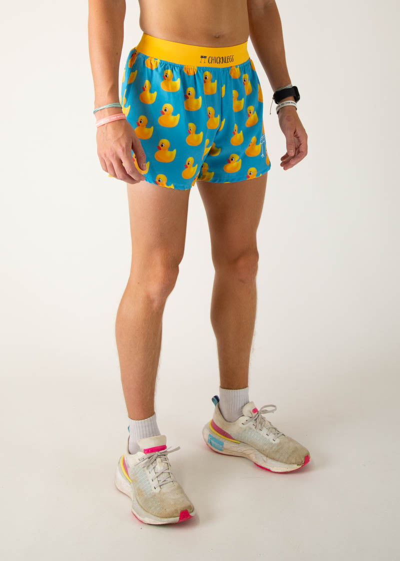 Men's Rubber Ducky 4" Half Split Shorts