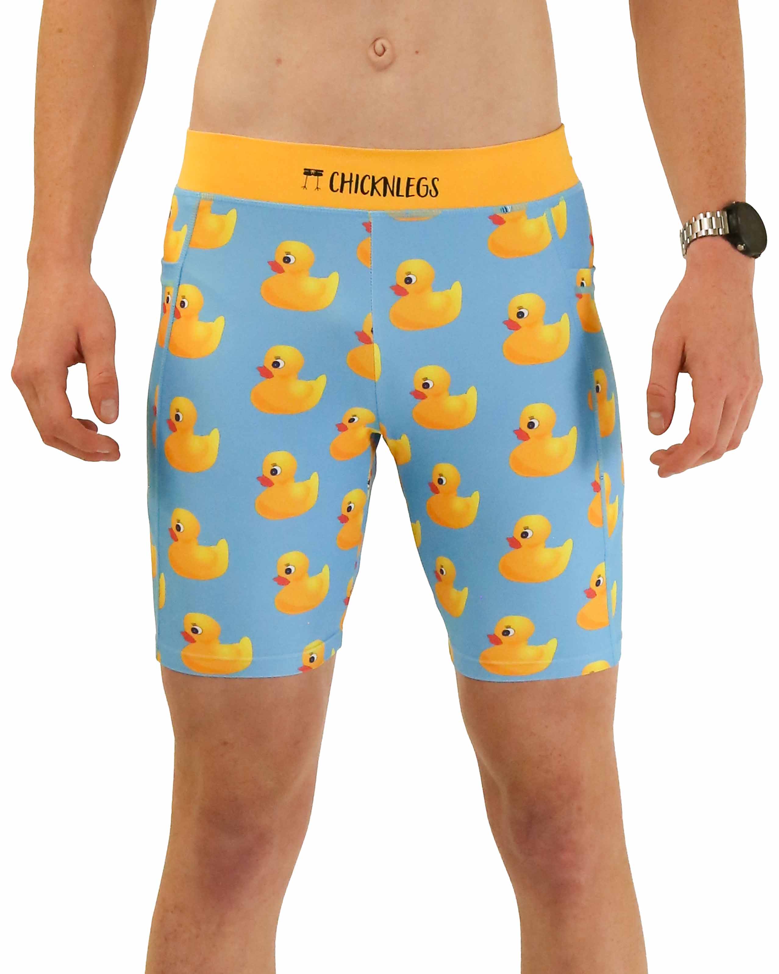 Men's Rubber Ducky 8" Half Tights