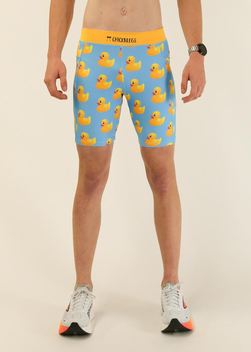 Men's Rubber Ducky 8" Half Tights