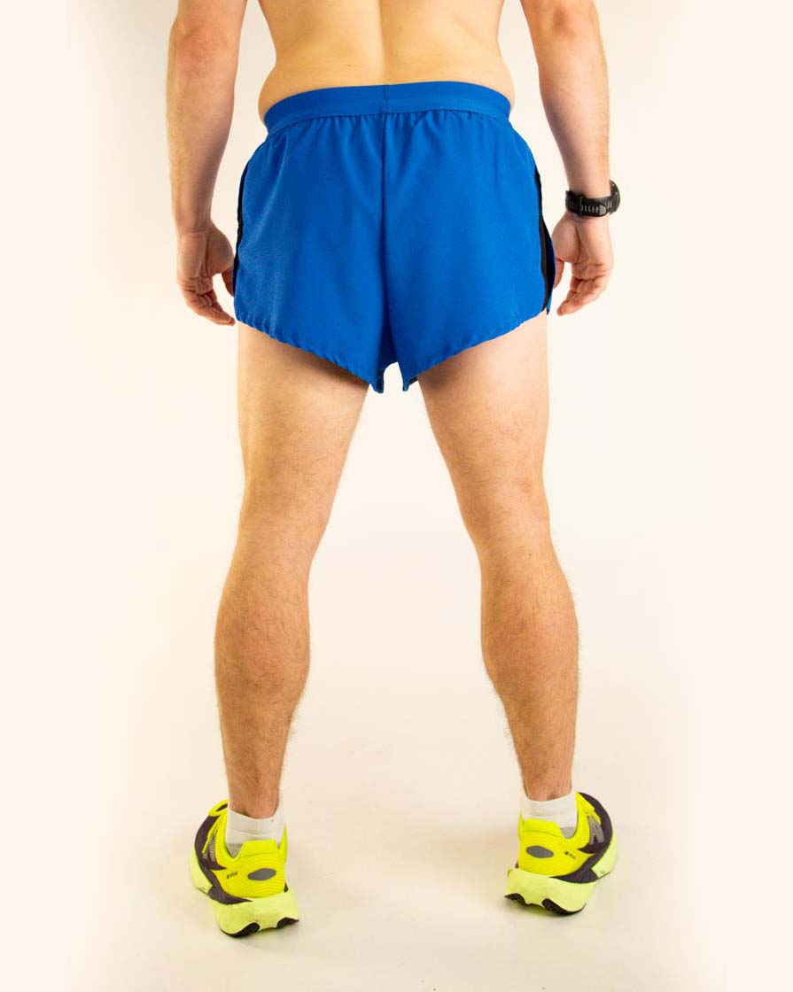 Men's Royal Blue 2" DS Split Shorts