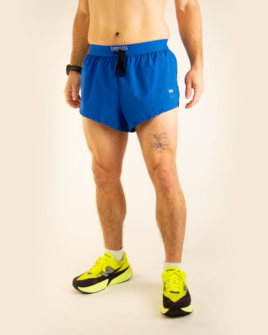 Men's Royal Blue 2" DS Split Shorts