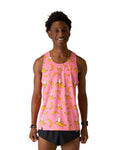 Men's Pink Bananas Performance Singlet